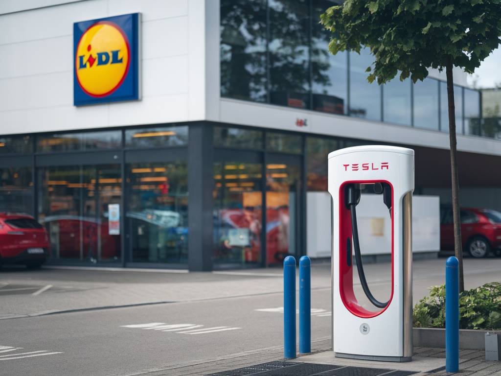 Chargeur Tesla Lidl : tout ce qu’il faut savoir sur cette borne de recharge accessible