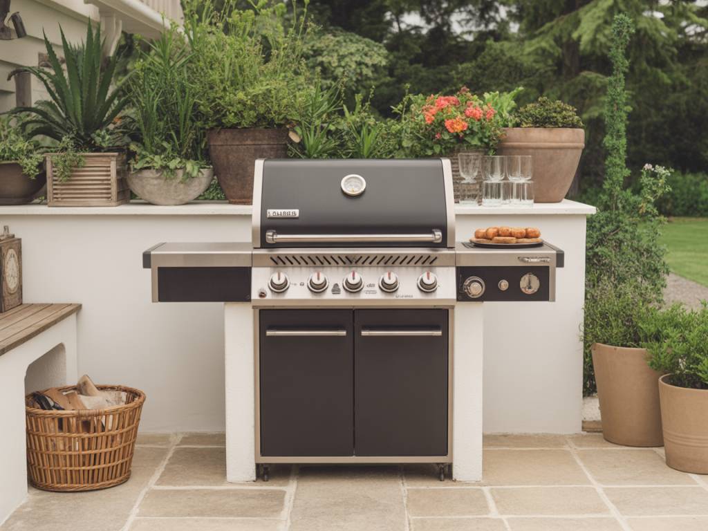 Barbecue inox encastrable : les meilleurs modèles pour une cuisine extérieure design