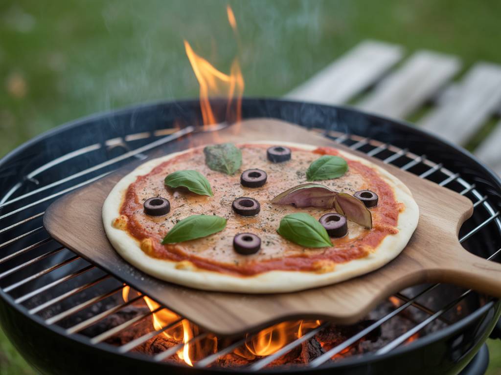 Plaque a pizza barbecue : quel modèle choisir pour cuire une vraie pizza au feu de bois